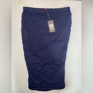 NWT Vince Camuto Navy Long Maxi Skirt